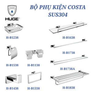 BỘ PHỤ KIỆN COSTA SUS304