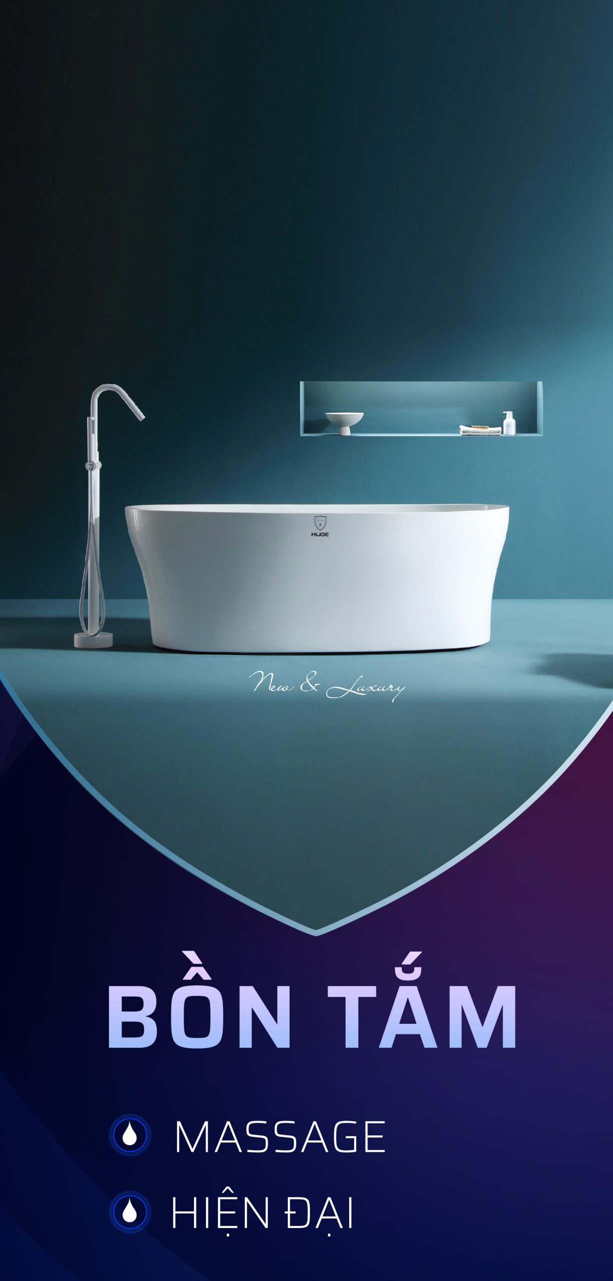 BỒN TẮM HUGE