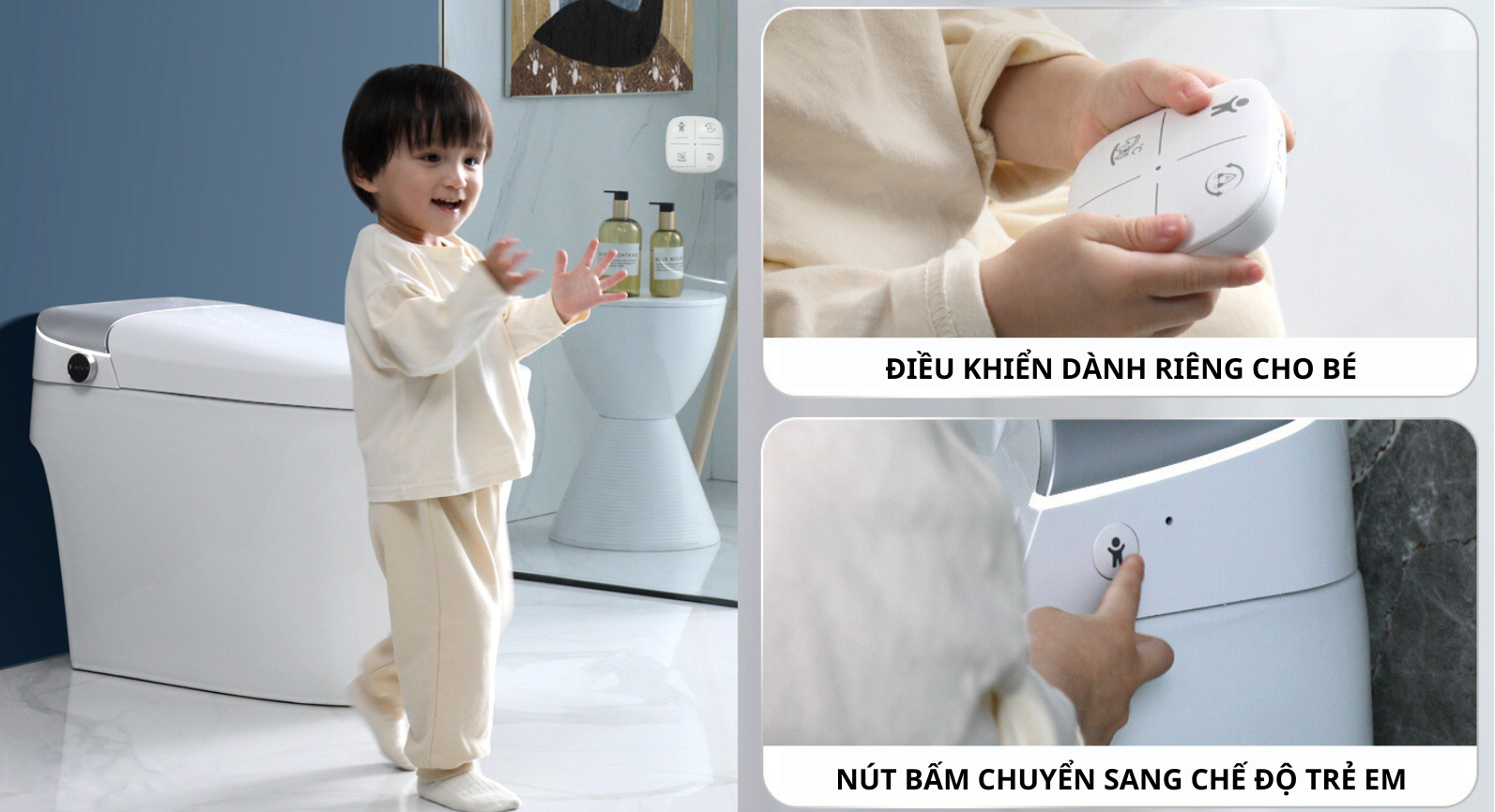 Bồn cầu trẻ em HUGE