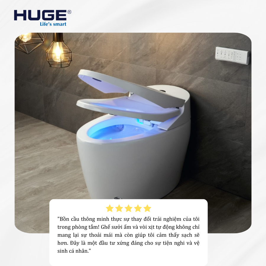 Đánh giá của người dùng bồn cầu thông minh