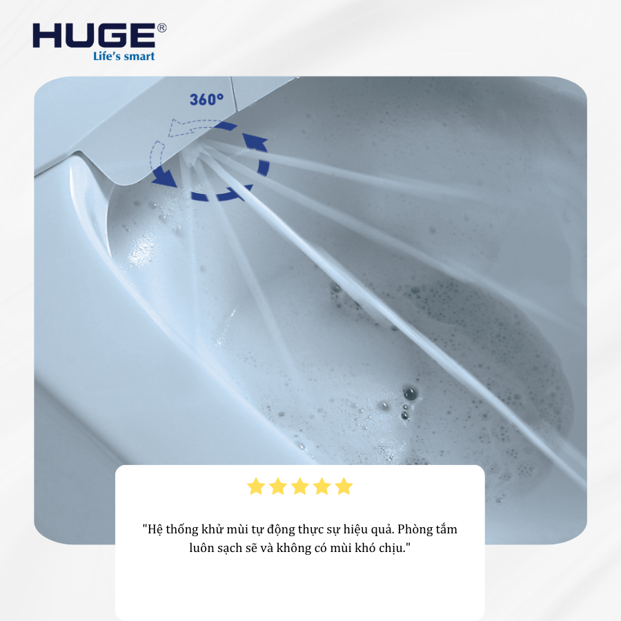 Đánh giá của người dùng bồn cầu thông minh