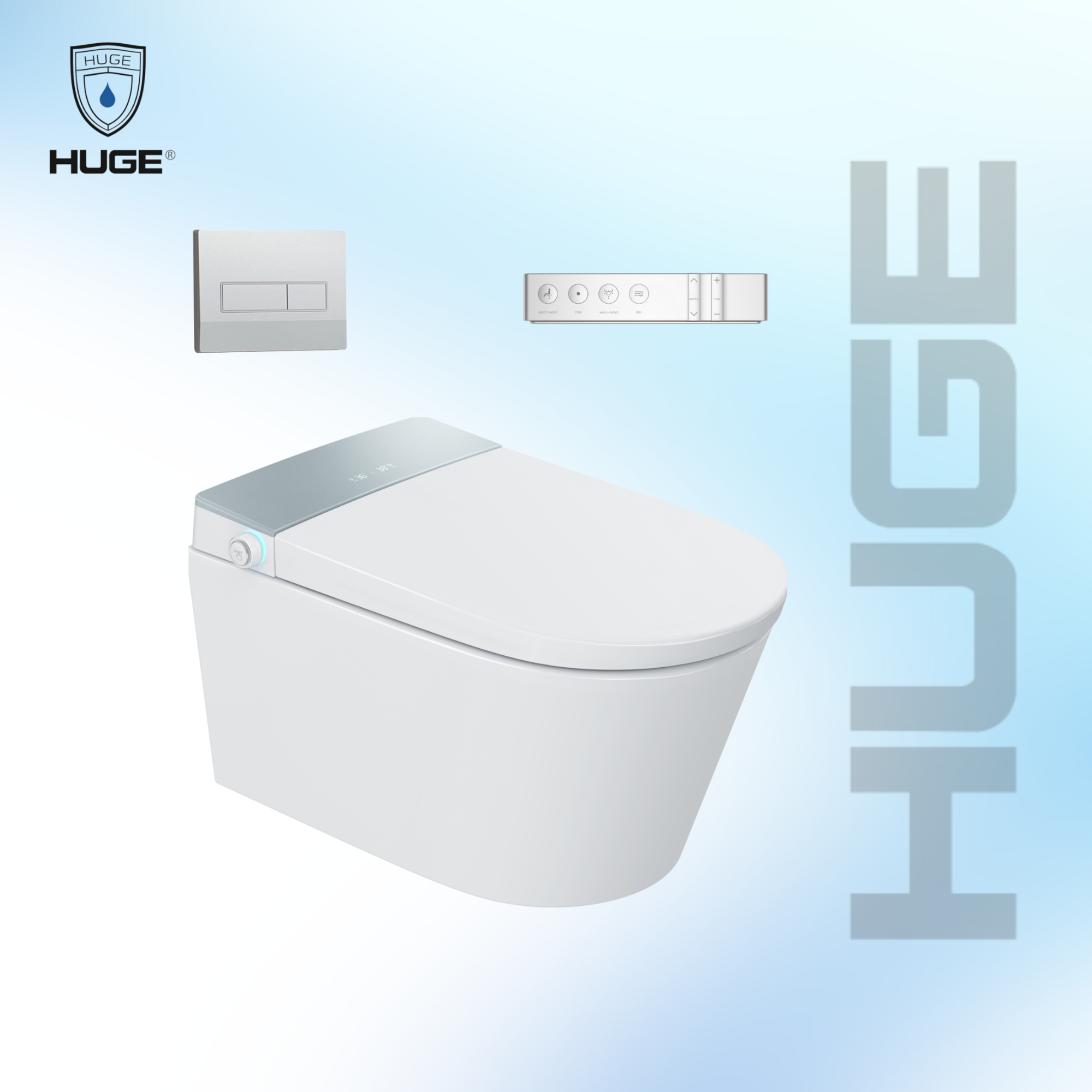 Bồn cầu thông minh treo tường H-BTS236N Bồn cầu thông minh treo tường H-BTS236N