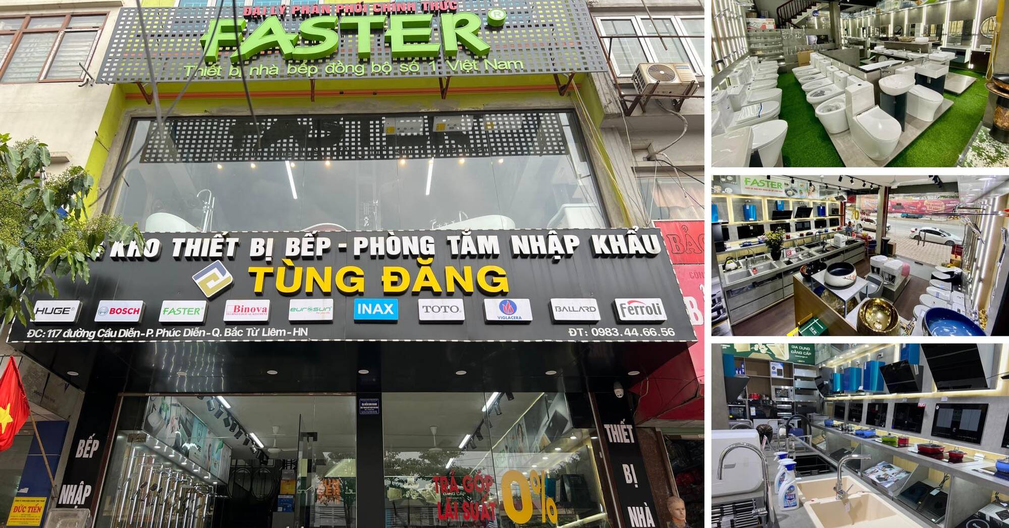 Showroom thiết bị vệ sinh Tùng Đăng