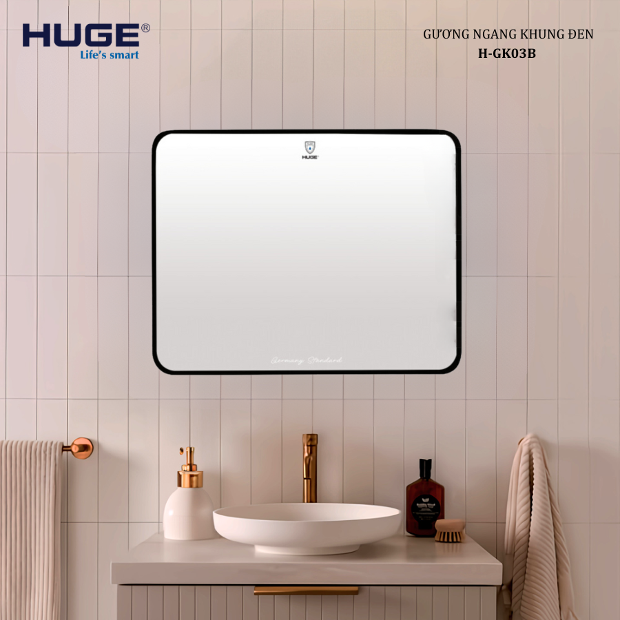 Gương chữ nhật ngang