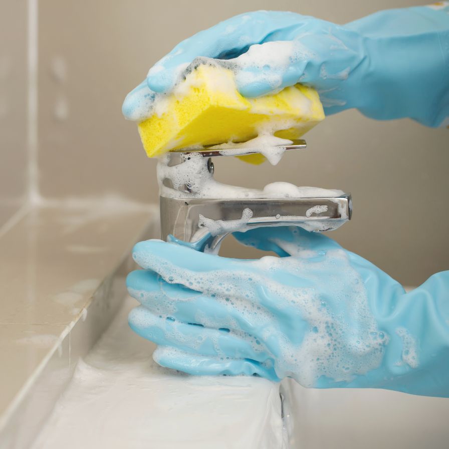 Vệ sinh vòi chậu rửa mặt định kỳ