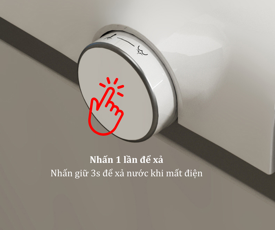 Nguồn điện dự phòng trong Bồn cầu thông minh