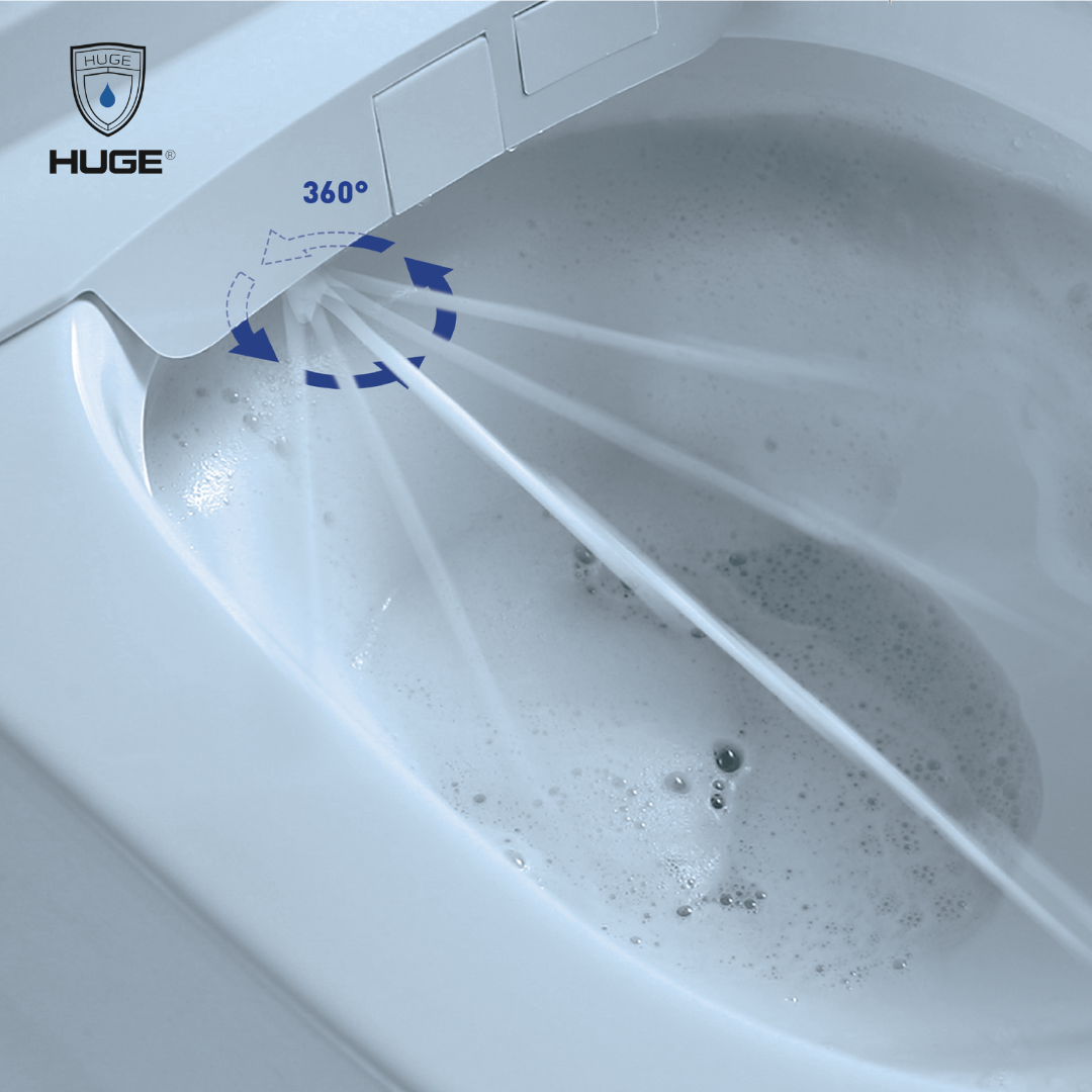 Chế độ tạo bọt khử mùi, giảm bắn