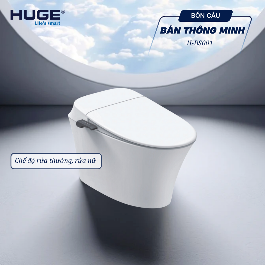 BỒN CẦU BÁN THÔNG MINH DÙNG PIN H-BS001 BỒN CẦU BÁN THÔNG MINH DÙNG PIN H-BS001