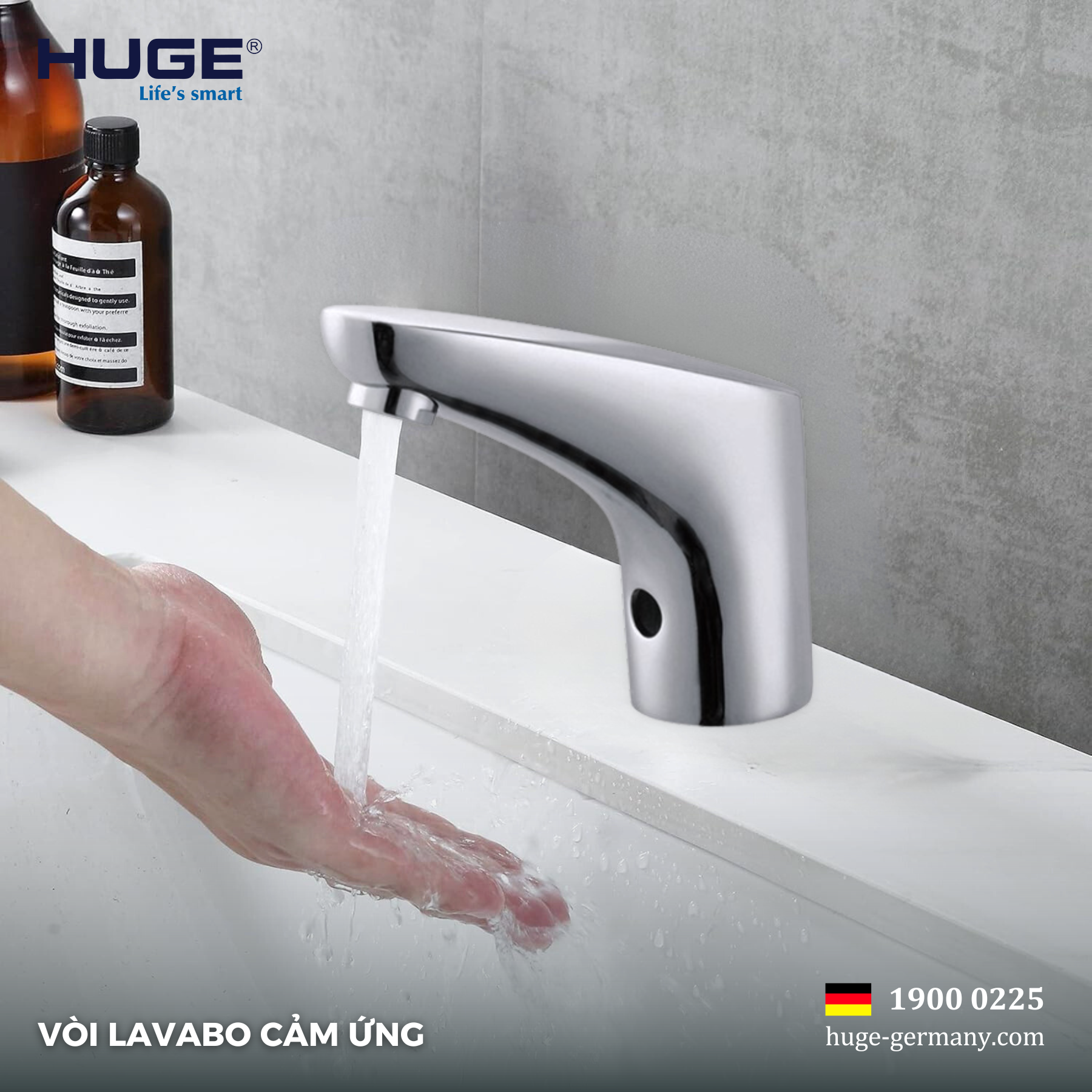 Vòi nước cảm ứng – Tiết kiệm nước, tăng tính hiện đại